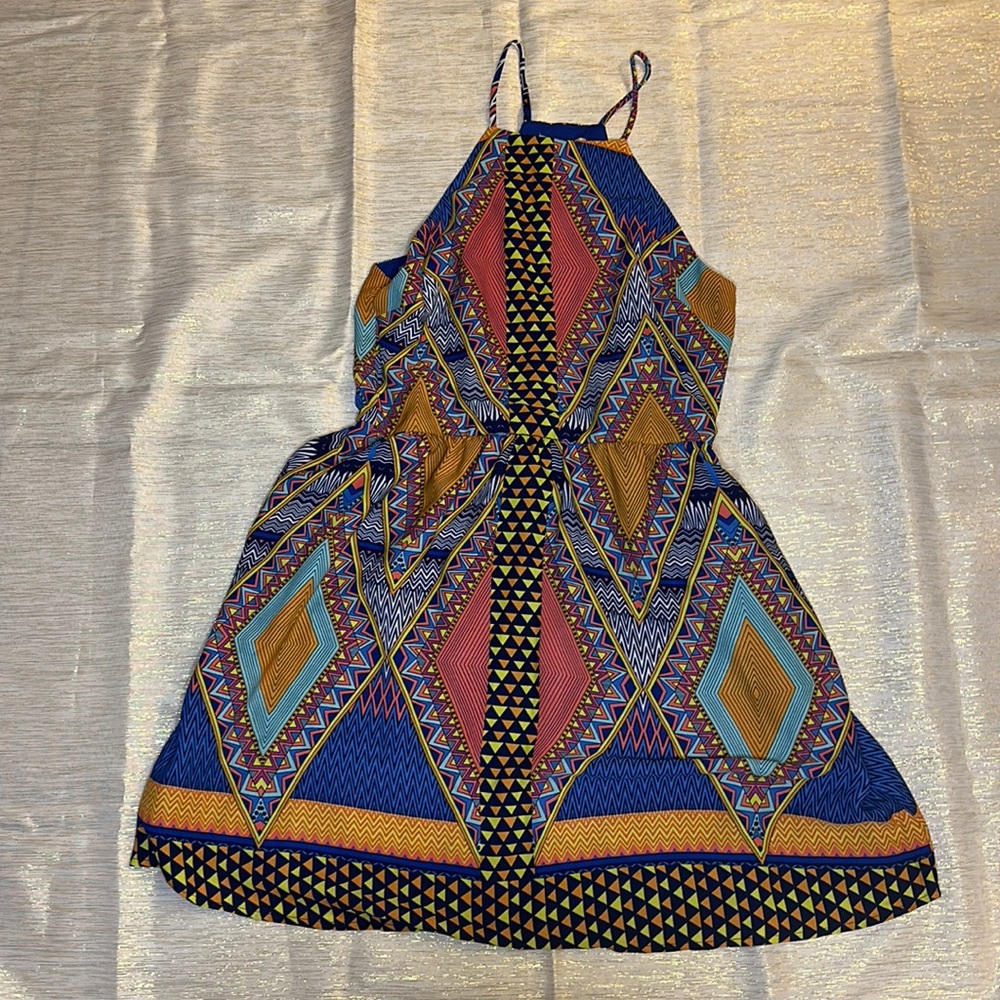 Gianni Bini Multi Colored Patterned Dress